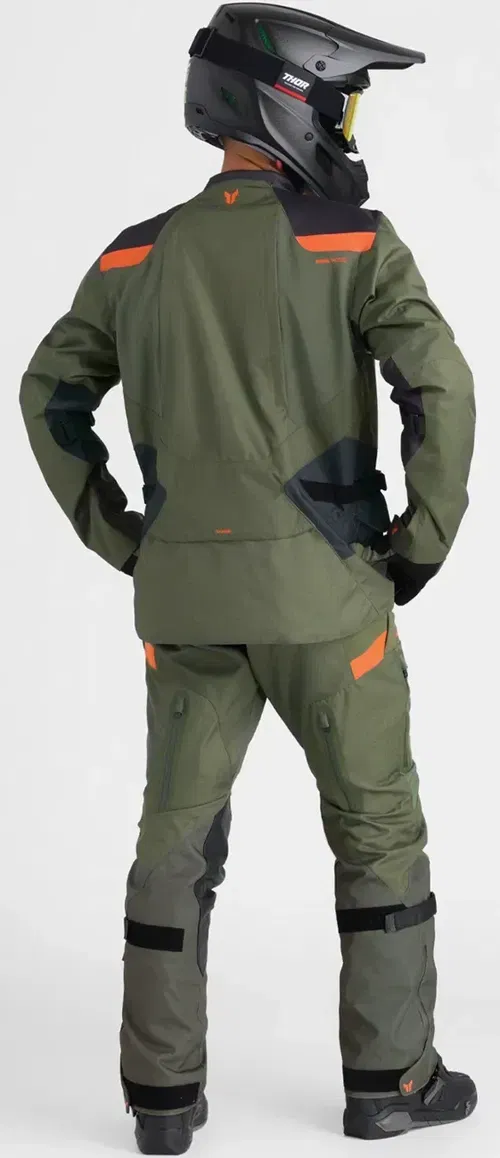 THOR Range Gloves - Army/Orange - Fits XL 3330-8267