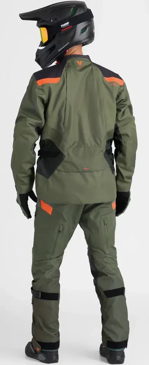 THOR Range Gloves - Army/Orange - Fits XL 3330-8267