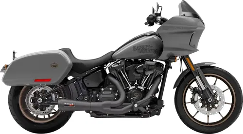 BASSANI XHAUST Fits 2-into-1 Ripper Short Exhaust System - Black - 49-State