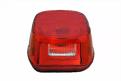 V-Twin Tail Lamp Lens Laydown Style Red for Harley Davidson