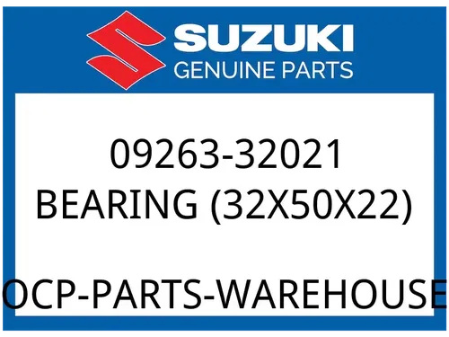 Suzuki OEM Part 09263-32021 BEARING, SEC DRIVEN, F