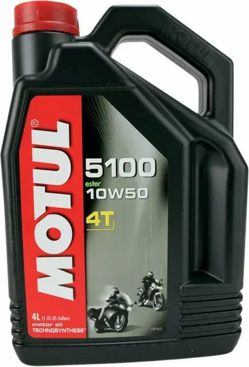 Motul 5100 4T Semi-Synthetic 4-Stroke Motor Oil | 10W-50 | 4 Liter | 104076