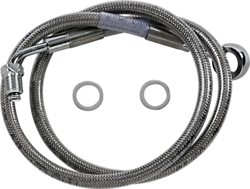 DRAG SPECIALTIES Brake Line - Fits +8" - Stainless Steel - '18-'22 Softail