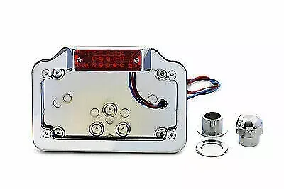 Chrome Plain Type Tail Lamp Assembly for Harley Davidson by V-Twin