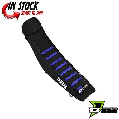 D'COR Seat Cover Black/Blue Yamaha YZ125 YZ250 2 Stroke 2022-2023 NEW