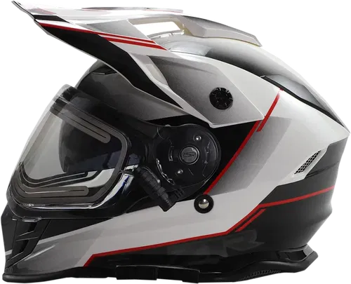 Z1R Range Snow Helmet - Bladestorm - Electric - Dual Pane - Black/Red/White -