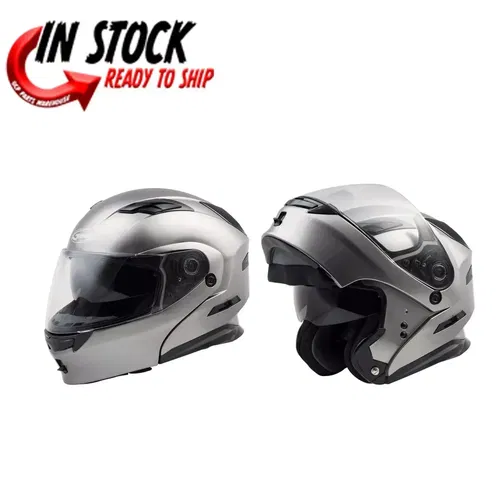 GMAX MD-01 MODULAR HELMET TITANIUM LG - CLOSEOUT PRICE - RETAIL -  $219.95