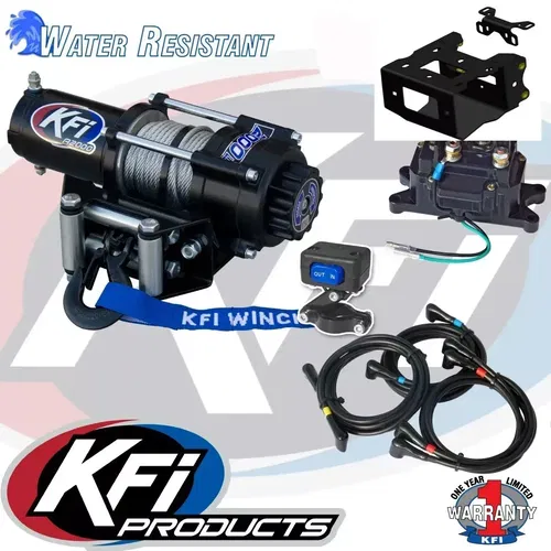 KFI WINCH 2000 LBS AND MOUNT KIT W MOUNT POLARIS SPORTSMAN 450