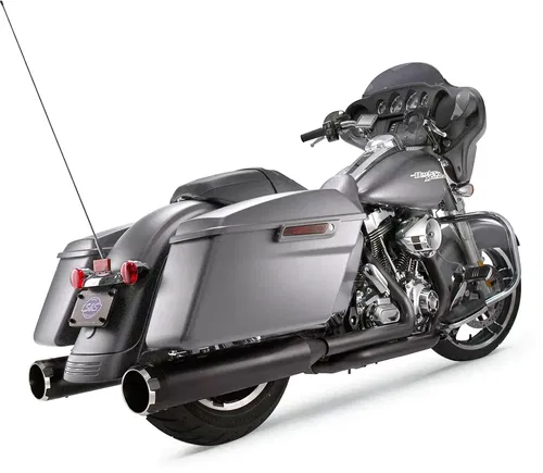S&amp;S CYCLE Fits 4-1/2" MK45 Performance Mufflers - Black Thruster 550-0666