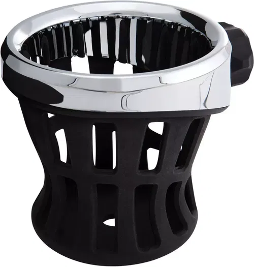 CIRO Drink Holder with Handlebar Mount for 1-1/4" Bars Black 50415