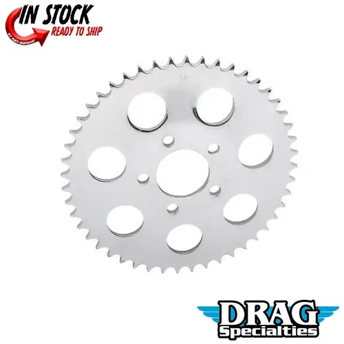 Drag Specialties 1210-0367 Chrome 530 Chain Conversion Rear Sprocket 48 Tooth