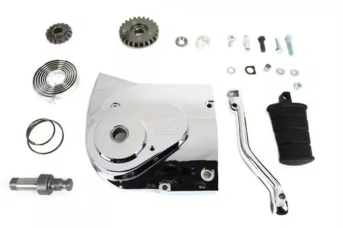 Kick Starter Conversion Kit Chrome fits Harley Davidson 22-0459