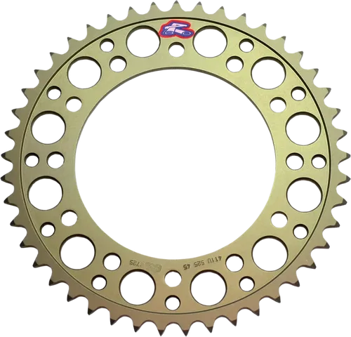 RENTHAL Rear Sprocket - Aluminum - 40 Tooth - Fits Kawasaki/Suzuki/Triumph