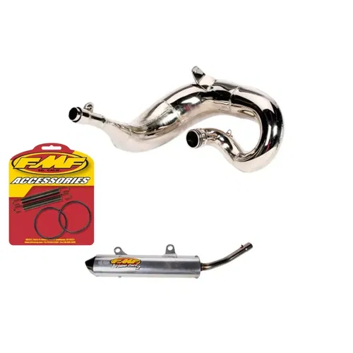 FMF GOLD FATTY PIPE W TURBINECORE 2 SILENCER HONDA 1997-1999 CR250R