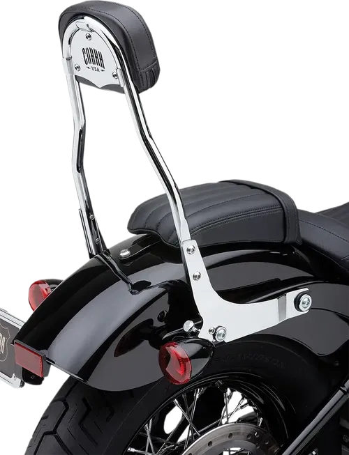COBRA Backrest Kit - 14" - Chrome - Fits FLHC/S 602-2010