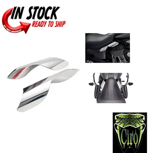 CIRO HEAT DEFLECTORS CHROME INDIAN 16000