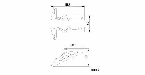 DRC LED Edge License Plate Tail Light WR250R WR250X WR250 WR 250R 250X 250 R X R