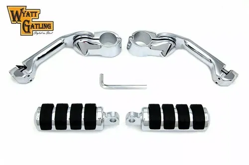 Wyatt Gatling Cats Paw Footpeg Kit for Harley Davidson by V-Twin