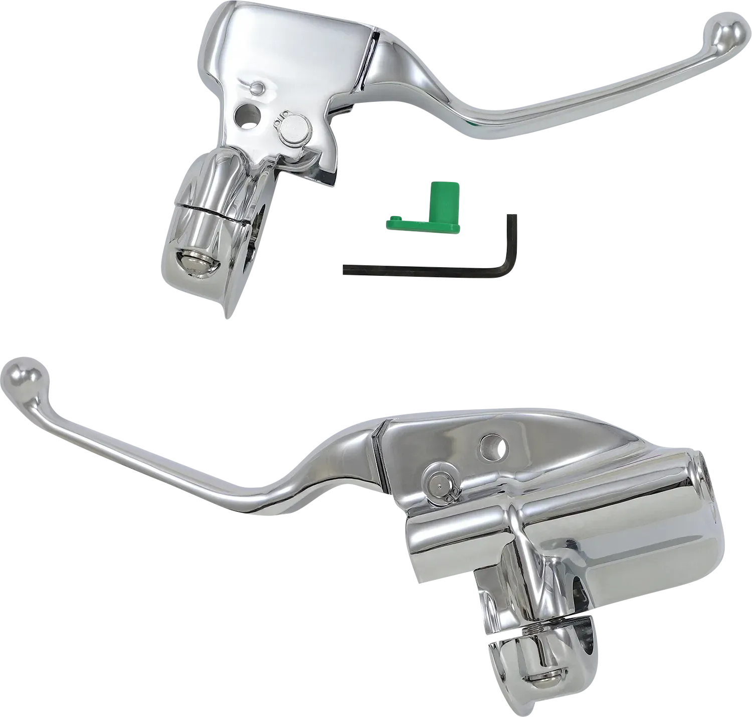 DRAG SPECIALTIES Brake/Clutch Lever Assembly - Chrome H07-0805-A