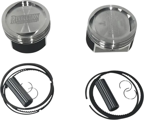 REVOLUTION PERFORMANCE, LLC Piston Kit - Dished - For Fits 1250 cc Big Bore