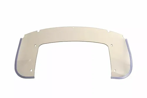 Beaded Lower Windshield Clear for Harley Davidson by V-Twin