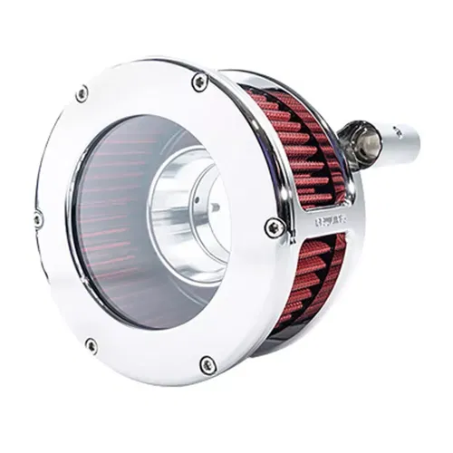 FEULING BA AIR CLEANER KIT CHROME CLR - 2008-2017 HARLEY DYNA / SOFTAIL/TOURING