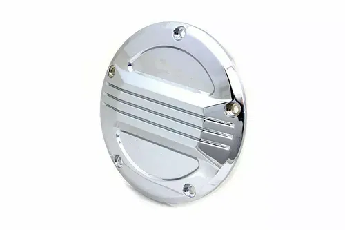 Chrome Air Flow Derby Cover for Harley Davidson by V-Twin