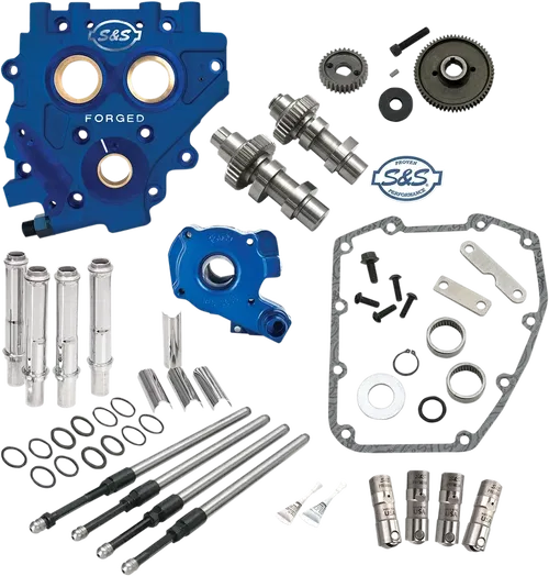 S&amp;S CYCLE Cam Chest With Plate Kit - 510G - Fits Standard Cams - Twin Cam