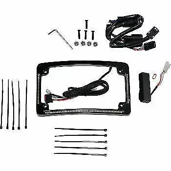 Custom Dynamics All in One License Plate Frame Black 2030-1493