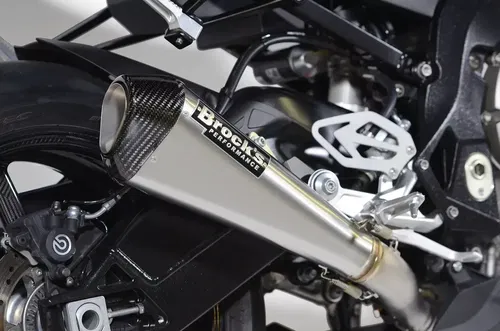 BROCKS PERFORMANCE CT MEAPHONE FULL EXHAUST SYSTEM 17" MUFFLER BMW 17-20 S1000R