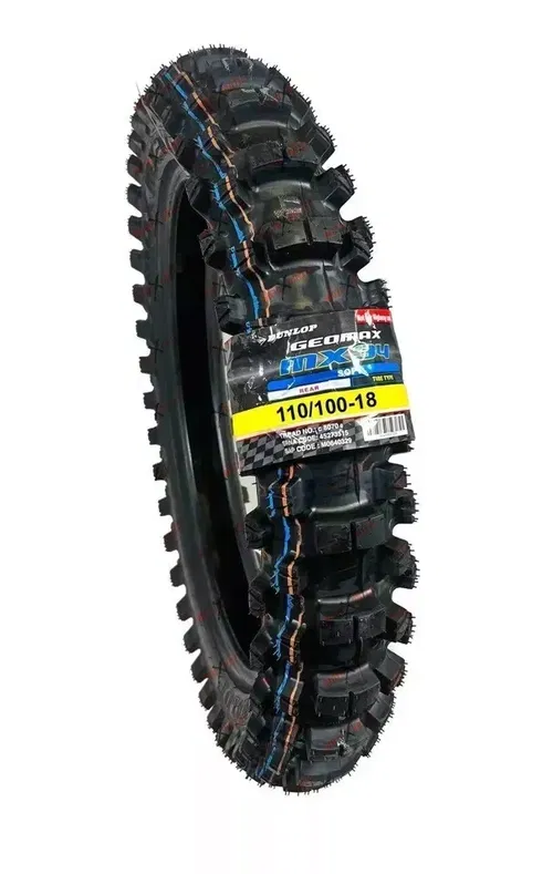 Dunlop MX34 110/100-18 80/100-21 Front Rear Tire Set  MX 34 STARK ENDURO MODEL