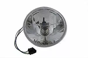 7" Faceted Headlamp Unit for Harley Davidson by V-Twin