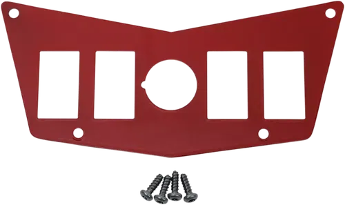 NEW MOOSE RACING 0521-1716 Dash Plates Red Polaris RZR