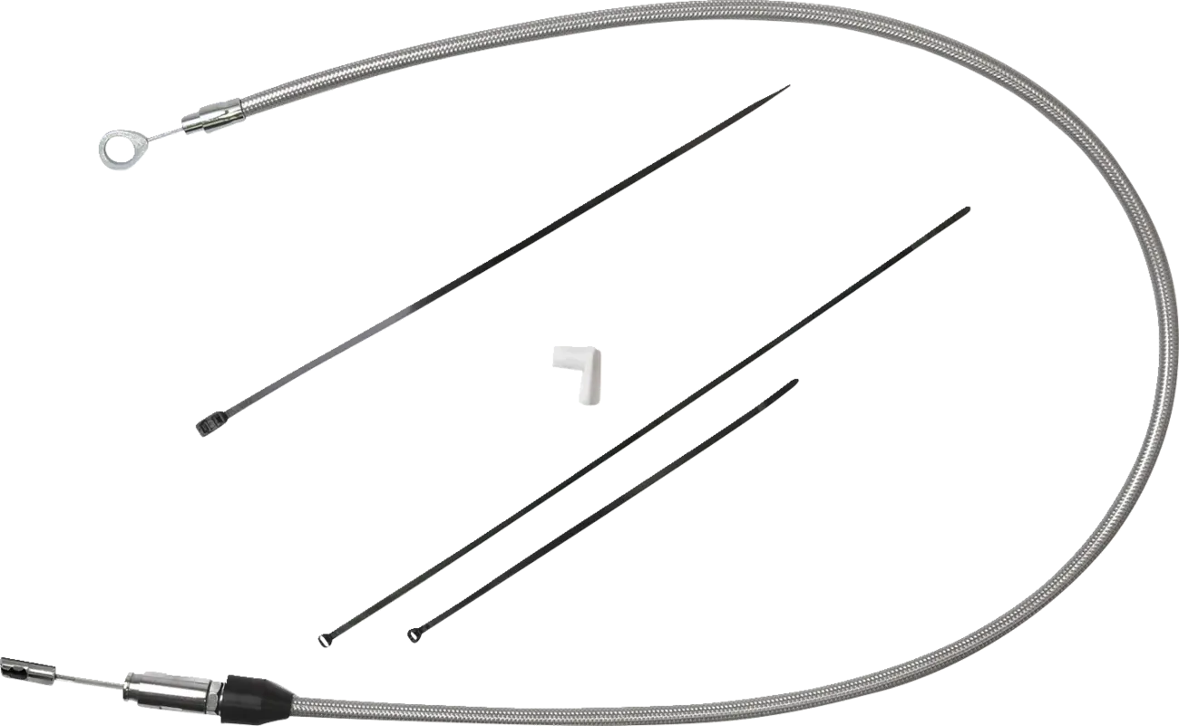 DRAG SPECIALTIES Quick Connect Clutch Cable - Upper - 35" - Stainless Steel