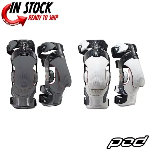 NEW! 2025 POD K8 CARBON KNEE BRACE MOTOCROSS  - PICK SIZE & COLOR