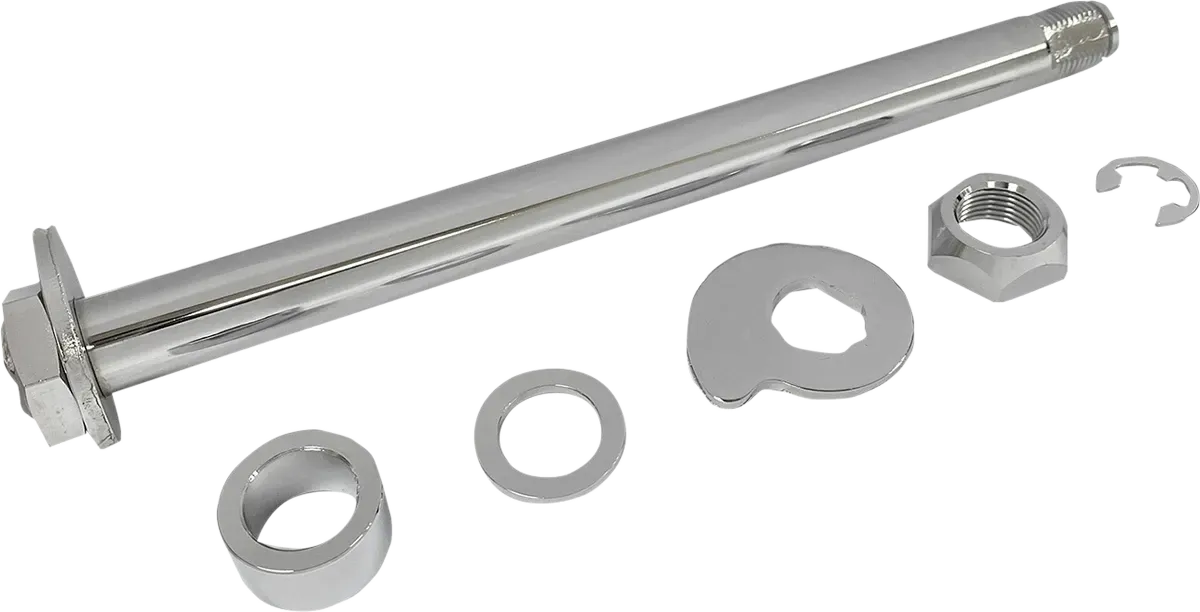 DRAG SPECIALTIES Axle Kit - Rear - Chrome - Fits '08 Touring W16-0350