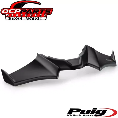 NEW PUIG 2021 - 2023 YAMAHA MT-07 BLACK DOWNFORCE FRONT SPOILER 21129J