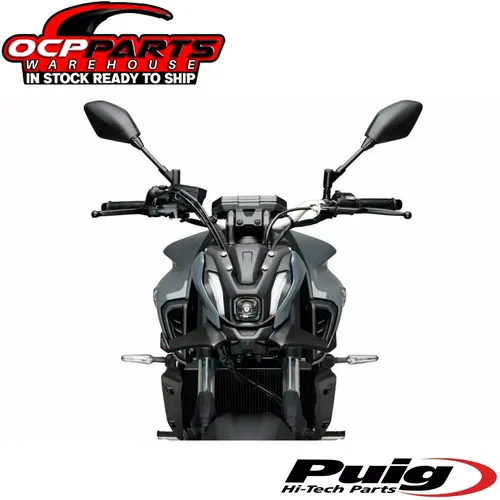 NEW PUIG 2021 - 2023 YAMAHA MT-07 BLACK DOWNFORCE FRONT SPOILER 21129J