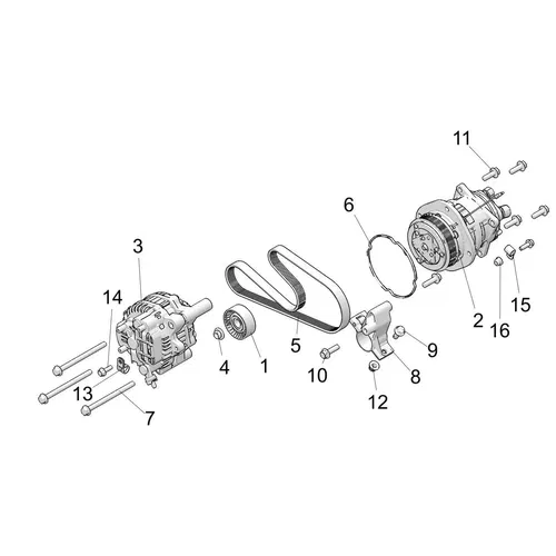 Polaris HVAC Belt Drive, Genuine OEM Part 5415804, Qty 1