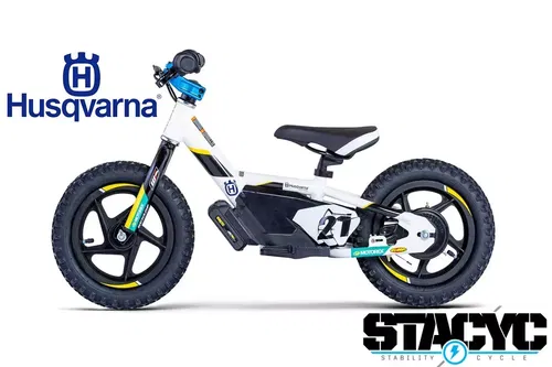 STACYC 12eDRIVE HUSQVARNA FACTORY REPLICA STABILITY CYCLE / BALANCE BIKE