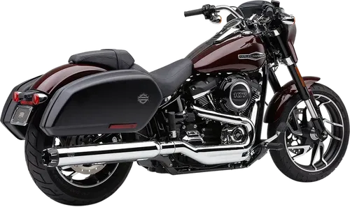 COBRA Dual Cut Muffler for FLSB - Chrome 6521