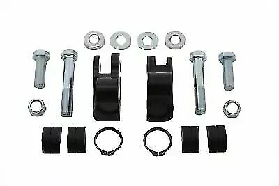 Rear Shock Lowering Kit Black for Harley Davidson by V-Twin