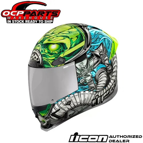 Icon Airframe Pro Full Face DOT Motorcycle Helmet - Outbreak - Pick Size