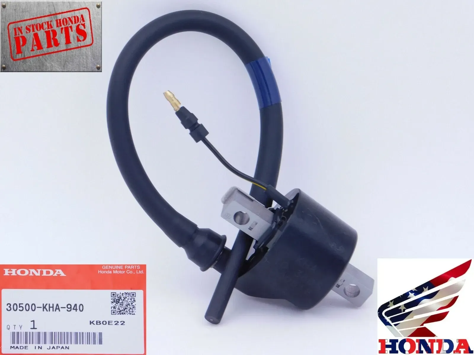 IGNTION COIL XR650R 2000-2007 HONDA OEM SPARK IGNITER ASSEMBLY NEW OEM