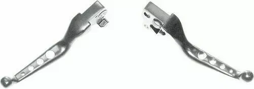 HARDDRIVE CUSTOM LEVERS 4-HOLE Chrome Fits: Harley-Davidson 820-54310
