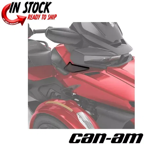 CAN AM ADJUSTABLE SIDE WIND DEFLECTORS UPPER - 2020 AND UP SPYDER RT GENUINE NEW