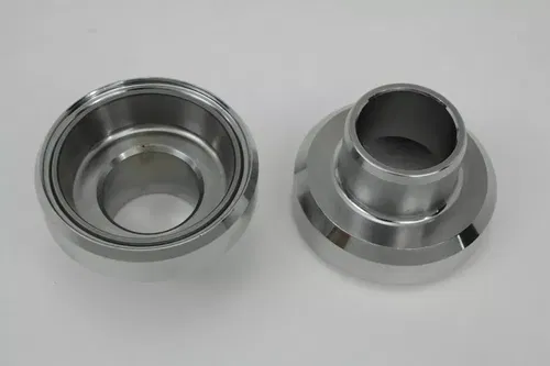 Chrome Fork Neck Cup Set with Races for Harley Davidson by V-Twin