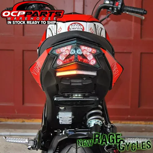 NEW RAGE CYCLES FENDER ELIMINATOR KIT FOR 2016 & UP KAWASAKI Z125 Z125-FE