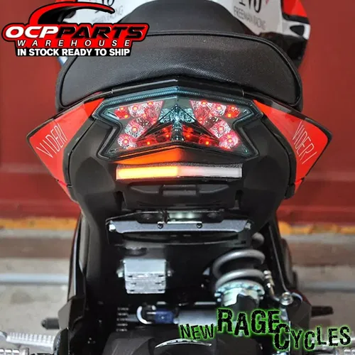 NEW RAGE CYCLES FENDER ELIMINATOR KIT FOR 2016 & UP KAWASAKI Z125 Z125-FE