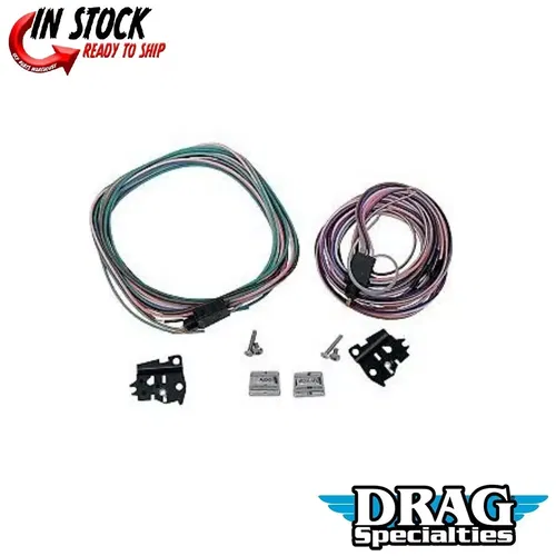 Drag Specialties Chrome Radio Handlebar Switch Kit for 99-13 Twin Cam 0616-0124
